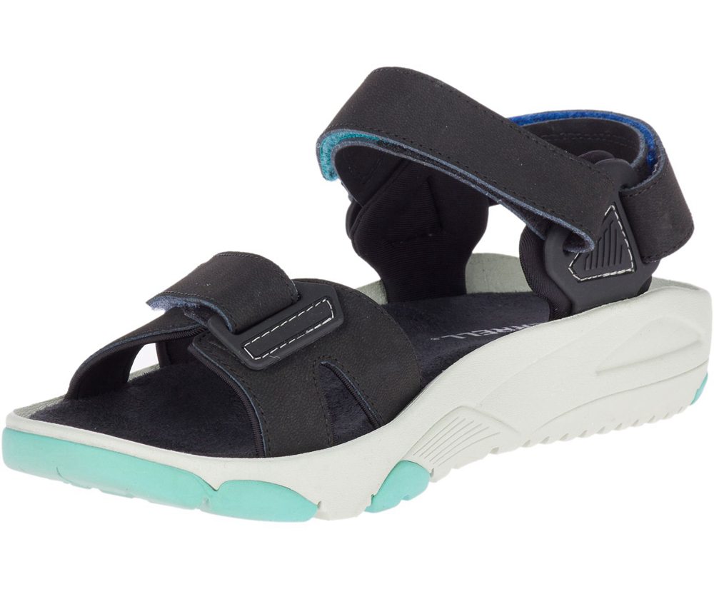 Sandały Merrell Damskie Czarne - Belize Convertible - 569308-SDJ